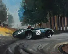 Dion Pears, Le Mans 1951, Whitehead & Walker, C-Type Jaguar’