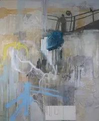 Maggie Roberts, The City has no Limits, oil on canvas
