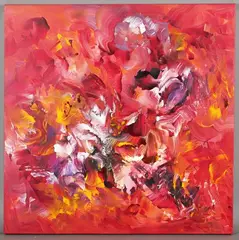 Paresh Nrshinga, Where My Heart Is, 21st century acrylic on canvas