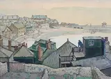 Thomas Maidment, St Ives from Barnoon, watercolour