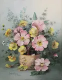 Jack Carter, Still Life with Flowers in a Vase