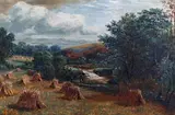 Jean-Michel Noquet, The White Sea Sands, oil on canvas