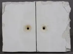 Derek Hirst, Object Trouve 1, mixed media on board