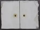 Derek Hirst, Object Trouve 1, mixed media on board
