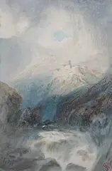Harry John Johnson, Tyrol, watercolour