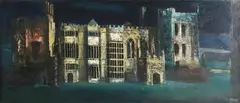 Bruce Barnden, Cowdray House, Midhurst, oil on board