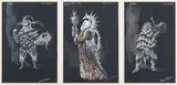 Michael Baldwin, Costume Designs for William Shakespeare's 'The Tempest, eighteen watercolours with gouache