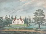 Henry Bright, Horstead Hall, Norfolk, watercolour