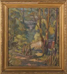 Alan C. Pilkington, Victoria Park, Dover, early/mid-20th century oil on canvas laid onto board