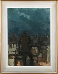 Mona Killpack, Night Watch, oil on canvas