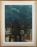 Mona Killpack, Night Watch, oil on canvas