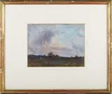 J. Lawrence Hart, At Set of Sun, watercolour