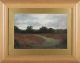 Frederic Yates, Heathland Landscape, oil on board