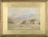 Ebenezer Wake Cooke, Royal Hotel, Capel Curig, watercolour
