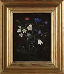 Hubert Hermond, Botanical Study, 1857, oil on canvas