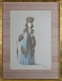 Sam Kirkpatrick, Nicholas and Alexandra, Lady in Waiting to Dowager Empress' (Costume Designs), two 20th century watercolours with gouache