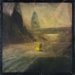 Tom Flint, Highway 17, oil on board