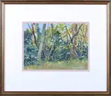 Norman James Battershill, Trees Study, late 20th/early 21st century oil on board