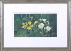 Norman James Battershill, A Corner of the Garden, late 20th/early 21st century oil on board