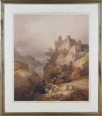 Francis Nicholson, In the Tyrol, watercolour