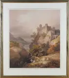 Francis Nicholson, In the Tyrol, watercolour