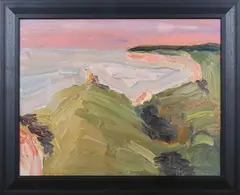 Valdas Rasiukevicius, Beachy Head, 2011, oil on canvas