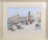 Dorris Kirlew, Venice, Morning Light, 1954, watercolour with ink and gouache