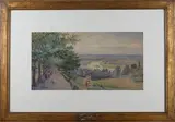 J.H. Lewis, View of the River Thames from Richmond Hill, 1878, watercolour