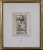 Edward Francis Burney, Illustration for Bell's British Theatre, Comus Act III, ink with monochrome wash