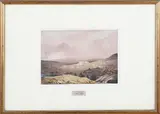 Thomas Tudor, Castle in a Landscape, watercolour