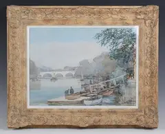 Alfred John Billinghurst, The Thames at Richmond, watercolour