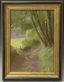 Gerald Norden, Shady Path, oil on board