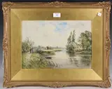 Henry John Kinnaird, Thames near Goring