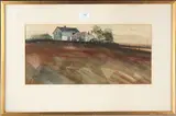 William Roberts, The House on the Twiss Road Near Milton, watercolour