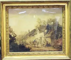 Robert Dixon, The White Horse Inn, watercolour