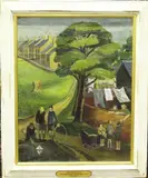 Eva Margaret Hubbard, Wash Day Morning, 1925, oil on canvas