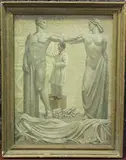 Muriel Bourne, Group for Paris Exhibition' (Portrait of Sir Charles Thomas Wheeler), 1937, oil on canvas