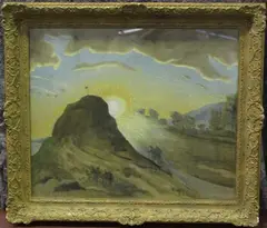 Charles Wheeler, Path to the Sun, oil on board