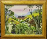 Jean Stockdale, Owl Farm, oil on board