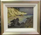 Mario Pinetti, Calanques de L'Anterior Midi, late 20th/early 21st century oil on canvas