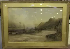 Frederick Tucker, The Dee at Inver Balmoral, watercolour