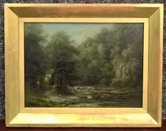 The Hay Mill, Downton Castle, nr Ludlow, Salop by William Ward Gill, oil on board, sold Nov 2021