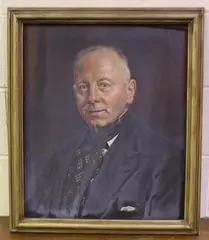 Sidney William Gilbert Esq by William R Brearley, 1945, oil on canvas, sold Nov 2021
