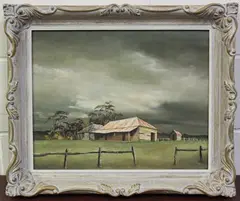 Norris Brook, St Helens Farm' (Tasmania, Australia), oil on board