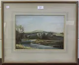 Ralph Ellis, Chalk Pits at Amberley, oil on board
