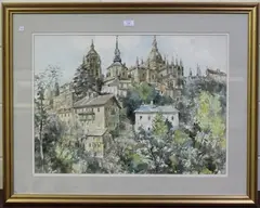 Charles Bone, Segovia, 1987, watercolour