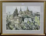 Charles Bone, Segovia, 1987, watercolour