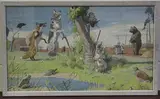 William Neave Parker, Reynard the Fox, seven watercolours with gouache