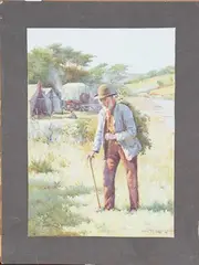 Arthur Ralph Middleton Todd, Homewards, watercolour
