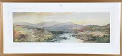 William Widgery, On the Lyd' (Dartmoor Scene), watercolour